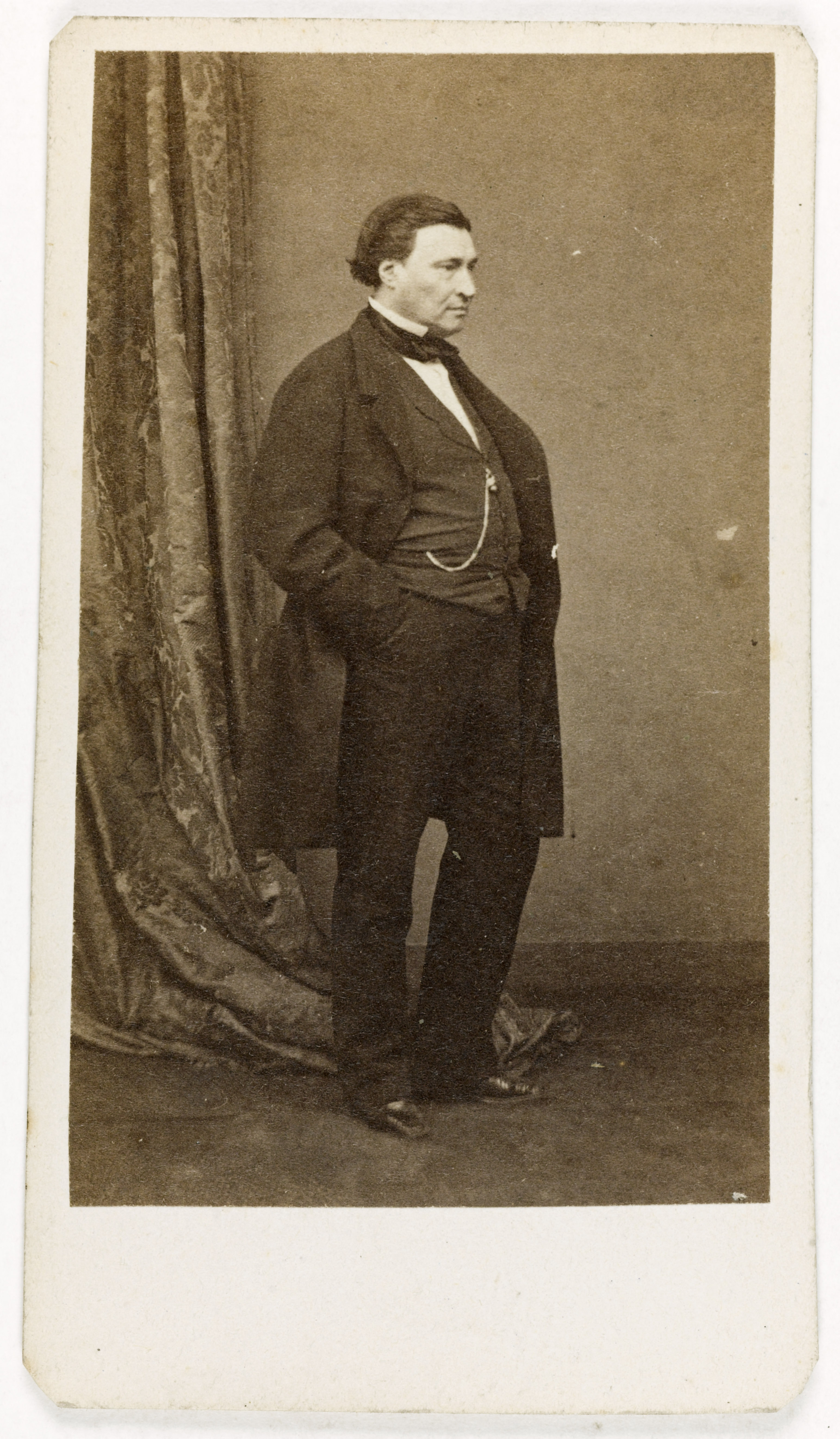 Anonyme, Portrait de Hippolyte Tisserant, (1809-1877 ou 1878), acteur