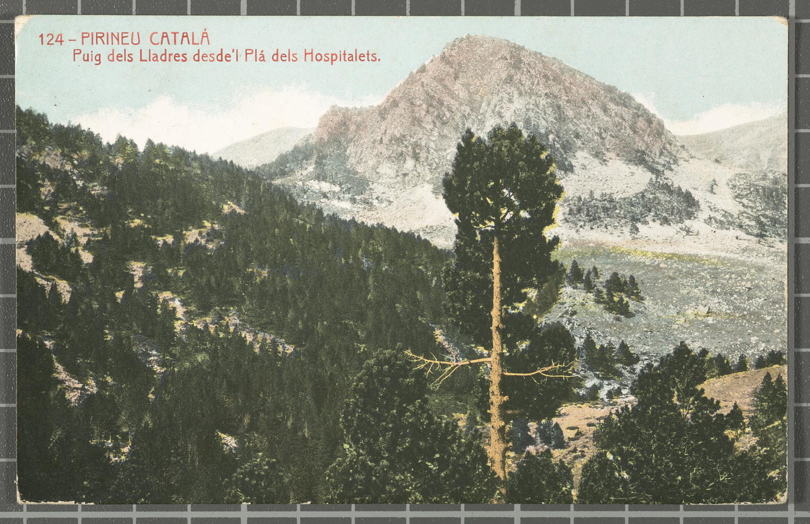 Desconegut, 124 - Pirineu Catalá. Puig dels Lladres desde'l Plá dels Hospitalets