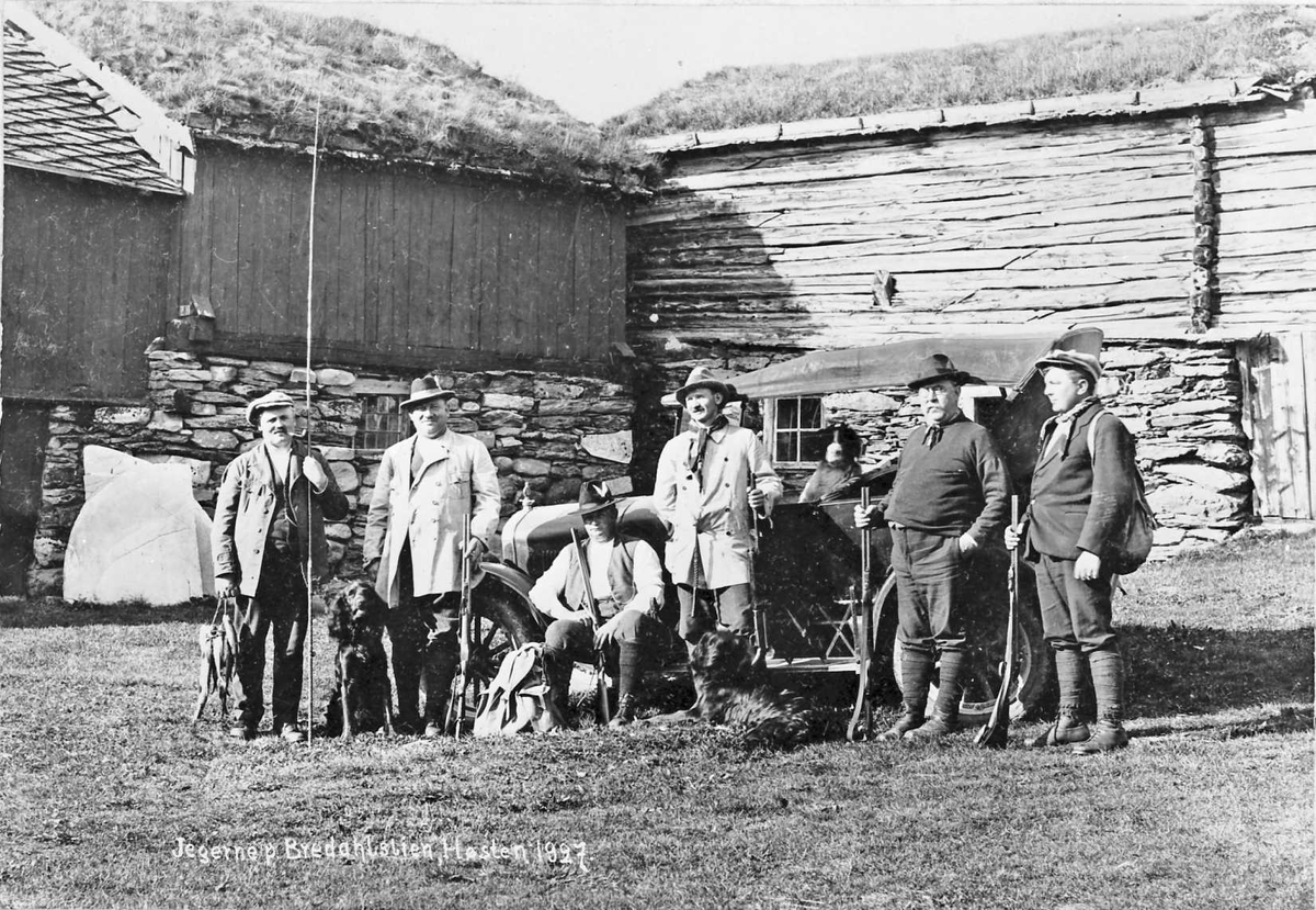 Peder J. Bredalslien, Gruppebilde, Fin bil. Rypejegere