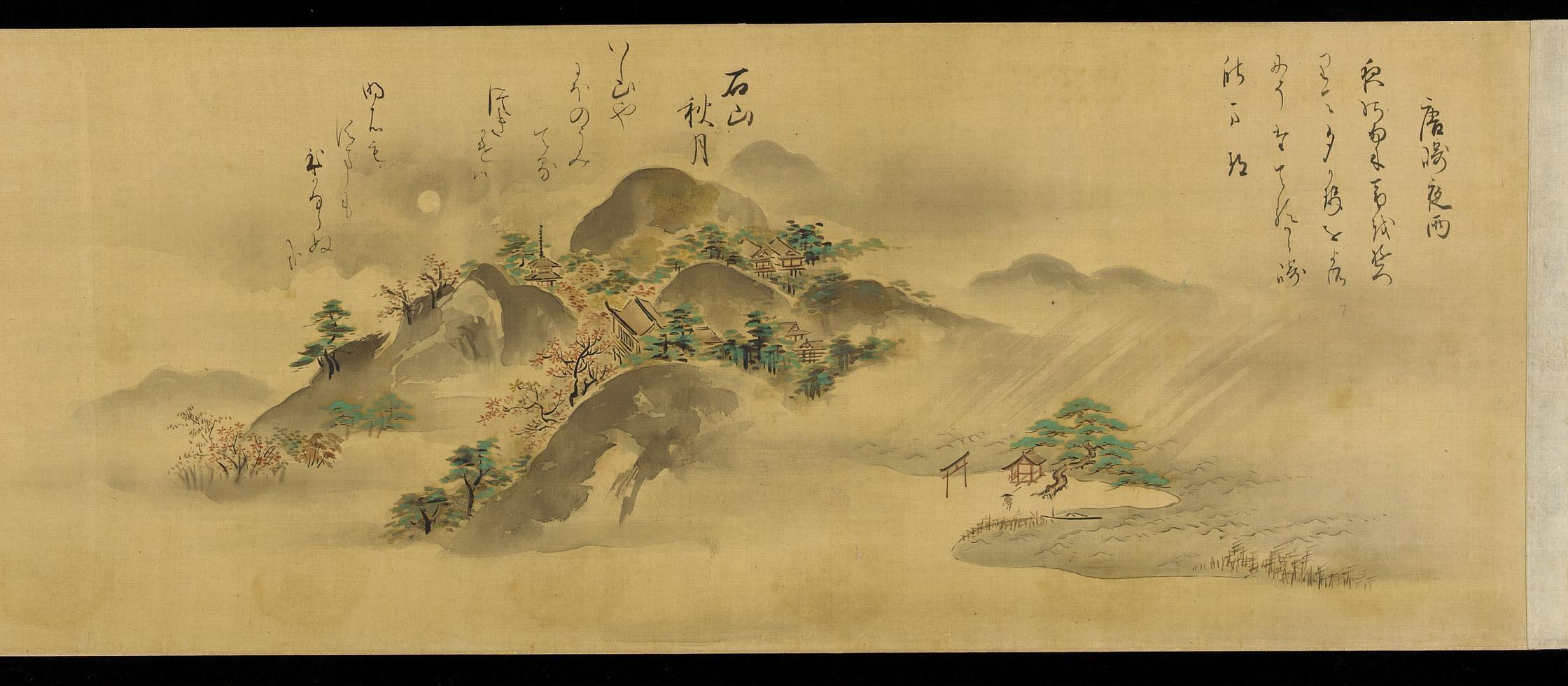 Kano Tan'yu, Eight Views of Omi Province