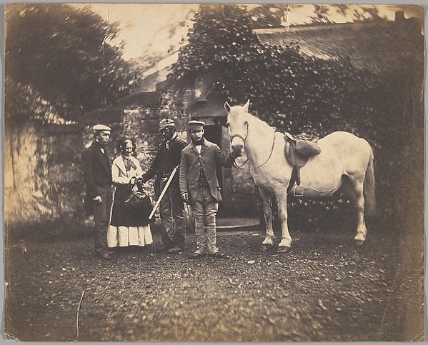 Unknown, [Rural Group with Horse]