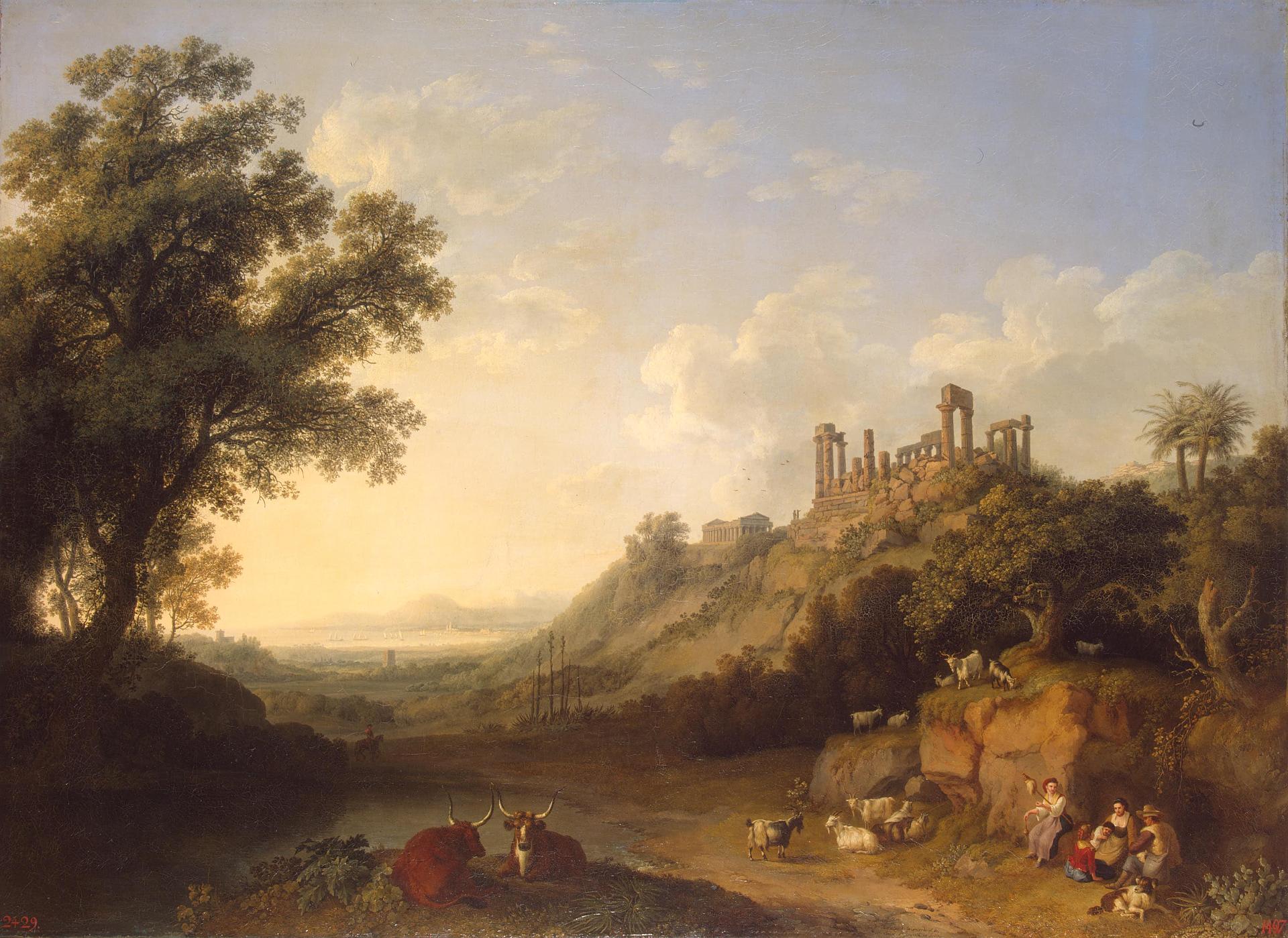 Jacob Philipp Hackert, Temple Ruins in Sicily