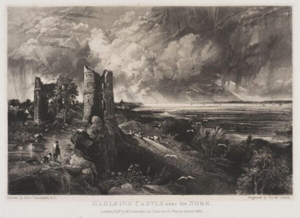 Constable, John RA, HADLEIGH CASTLE near the NORE