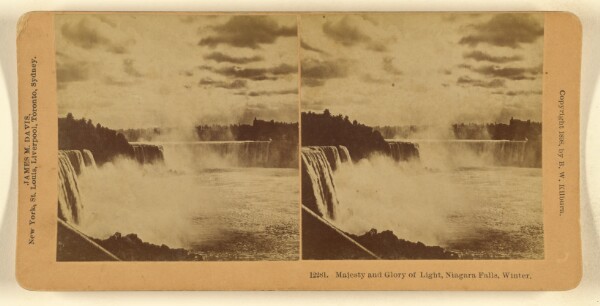 Benjamin West Kilburn, Majesty and Glory of Light, Niagara Falls, Winter.