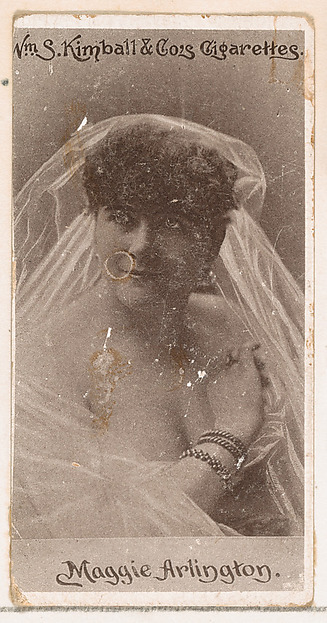 William S. Kimball & Company, Maggie Arlington, from the Actresses series (N190) issued by Wm. S. Kimball & Co.