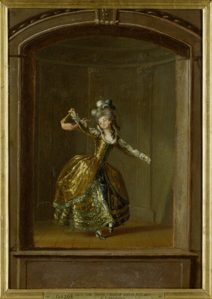 Pehr Hilleström d.ä. (Attributed to), Ulrika Eleonora von Fersen, 1749-1810, g. 1. von Höpken 2. von Wright