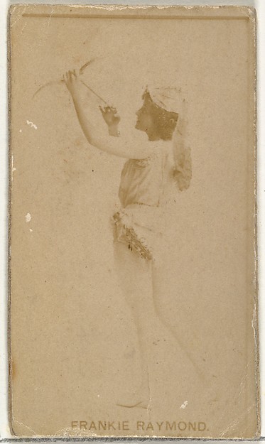 W. Duke, Sons & Co., Frankie Raymond, from the Actors and Actresses series (N145-8) issued by Duke Sons & Co. to promote Duke Cigarettes