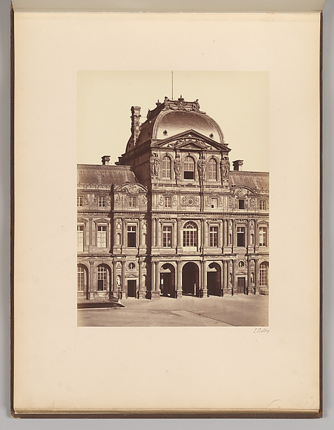 Edouard Baldus, Pavillon de l'Horloge