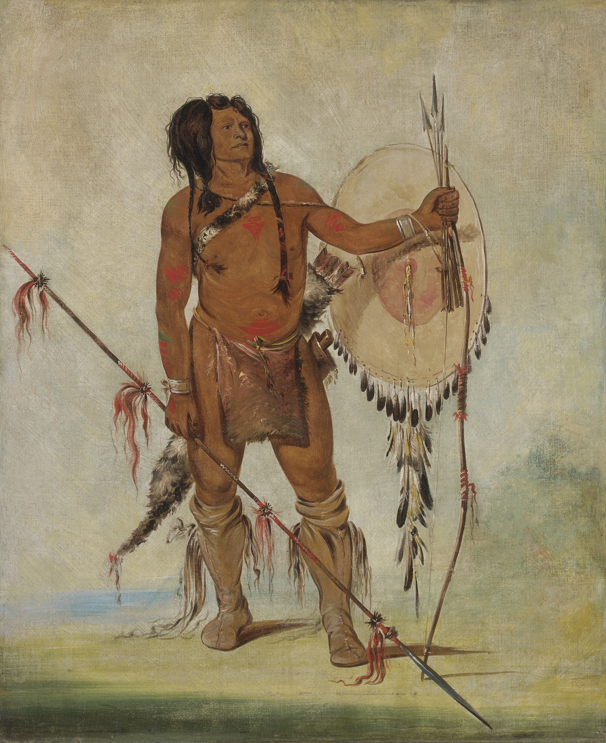 George Catlin, His-oo-sán-chees, Little Spaniard, a Warrior
