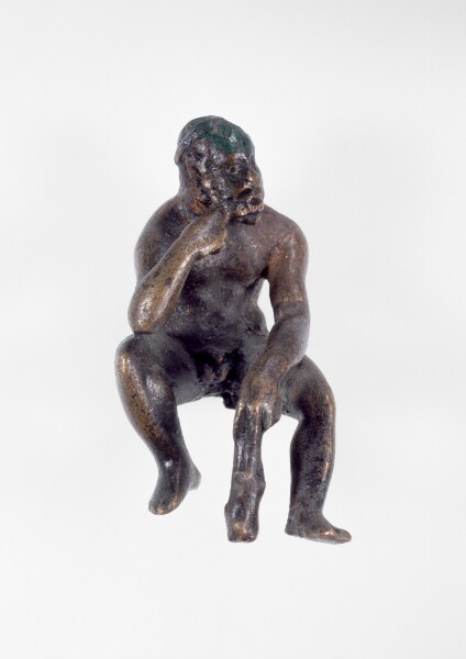 Unknown, Statuette of Seated Hercules