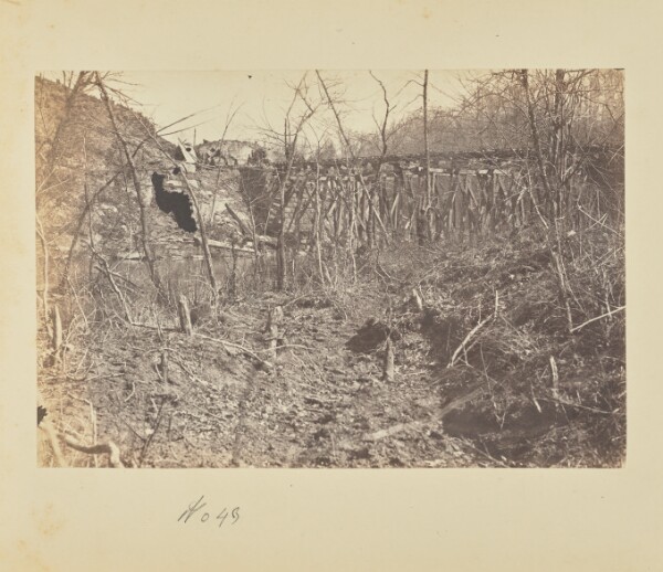 A. J. Russell, Trestle Bridge across Bull Run