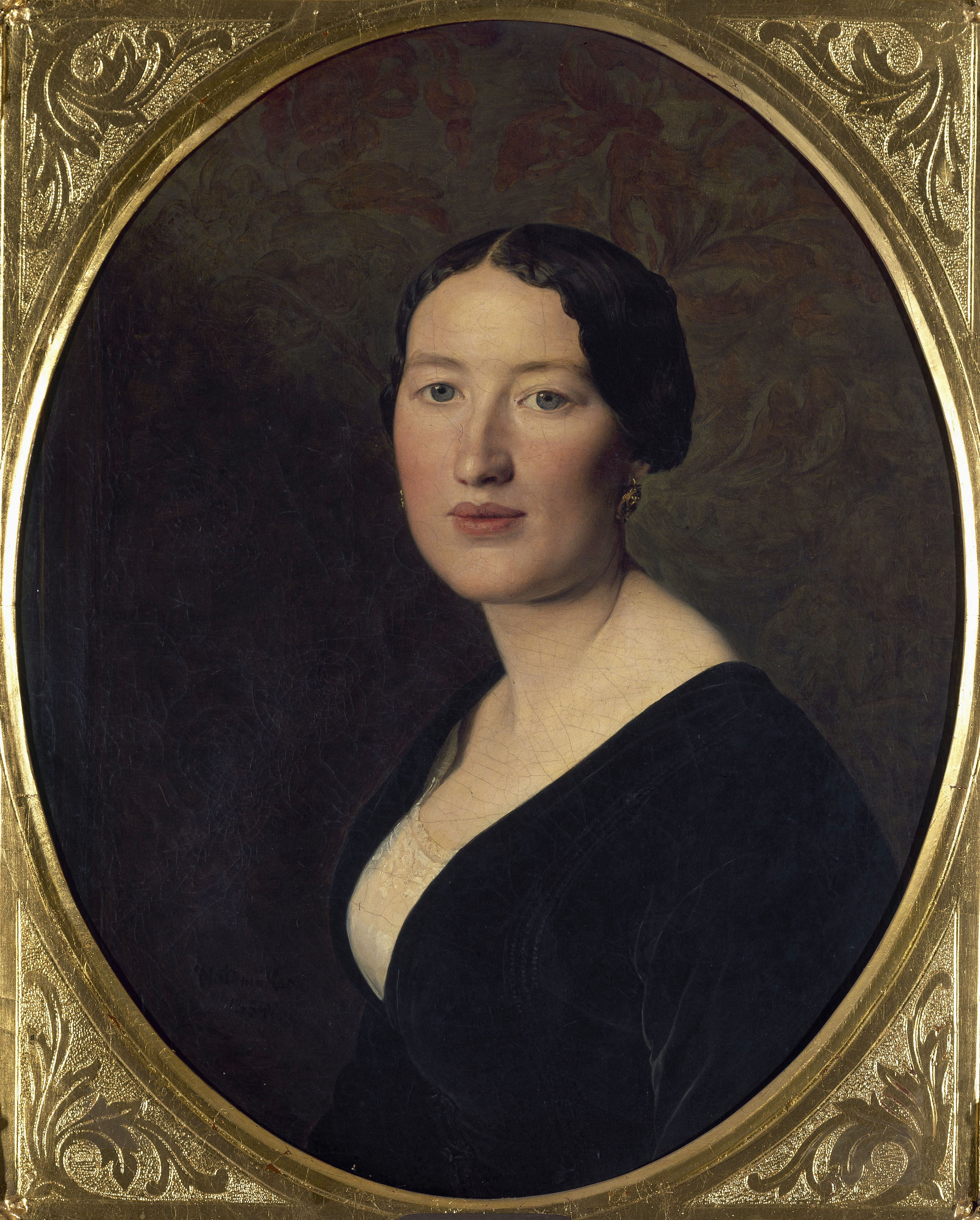 Ferdinand Georg Waldmüller, Portrait de Madame Josef Bayer