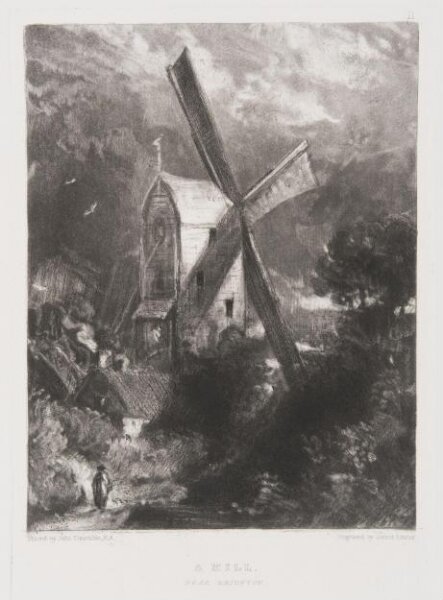 Constable, John RA, A MILL. NEAR BRIGHTON