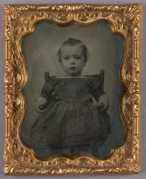 Unknown, [Portrait of a Seated Little Girl]
