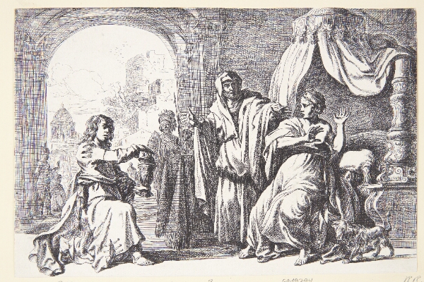 Nicolaes Berchem, Artemisia modtager sin mands gravurne