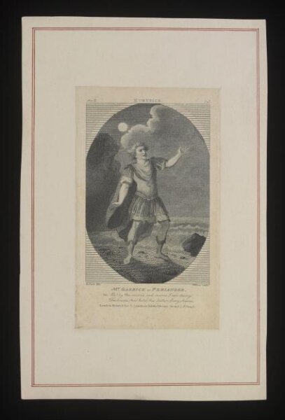 unknown, Mr Garrick in the character of Periander