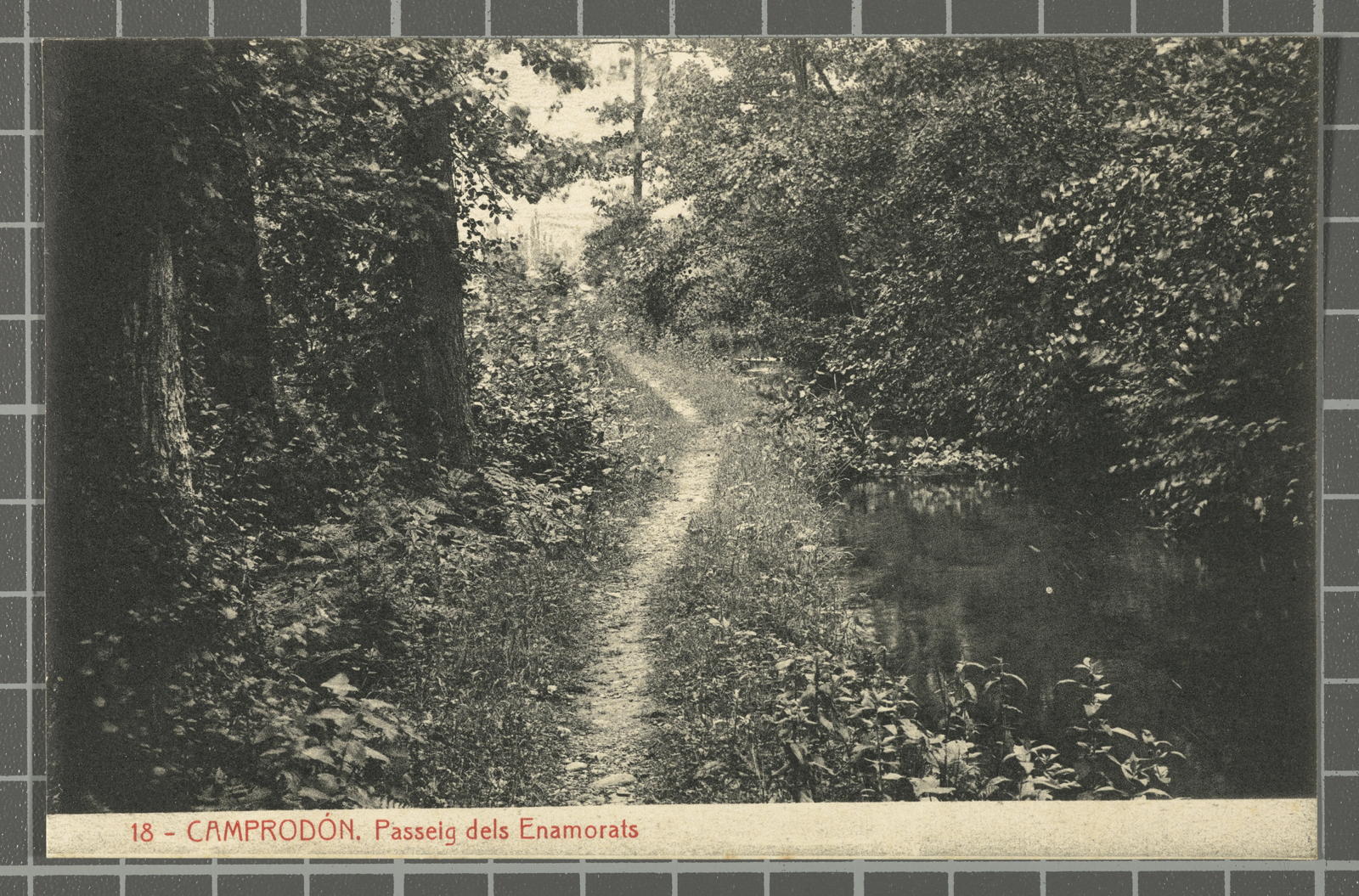 Desconegut, 18 - Camprodón. Paseo de los Enamorados