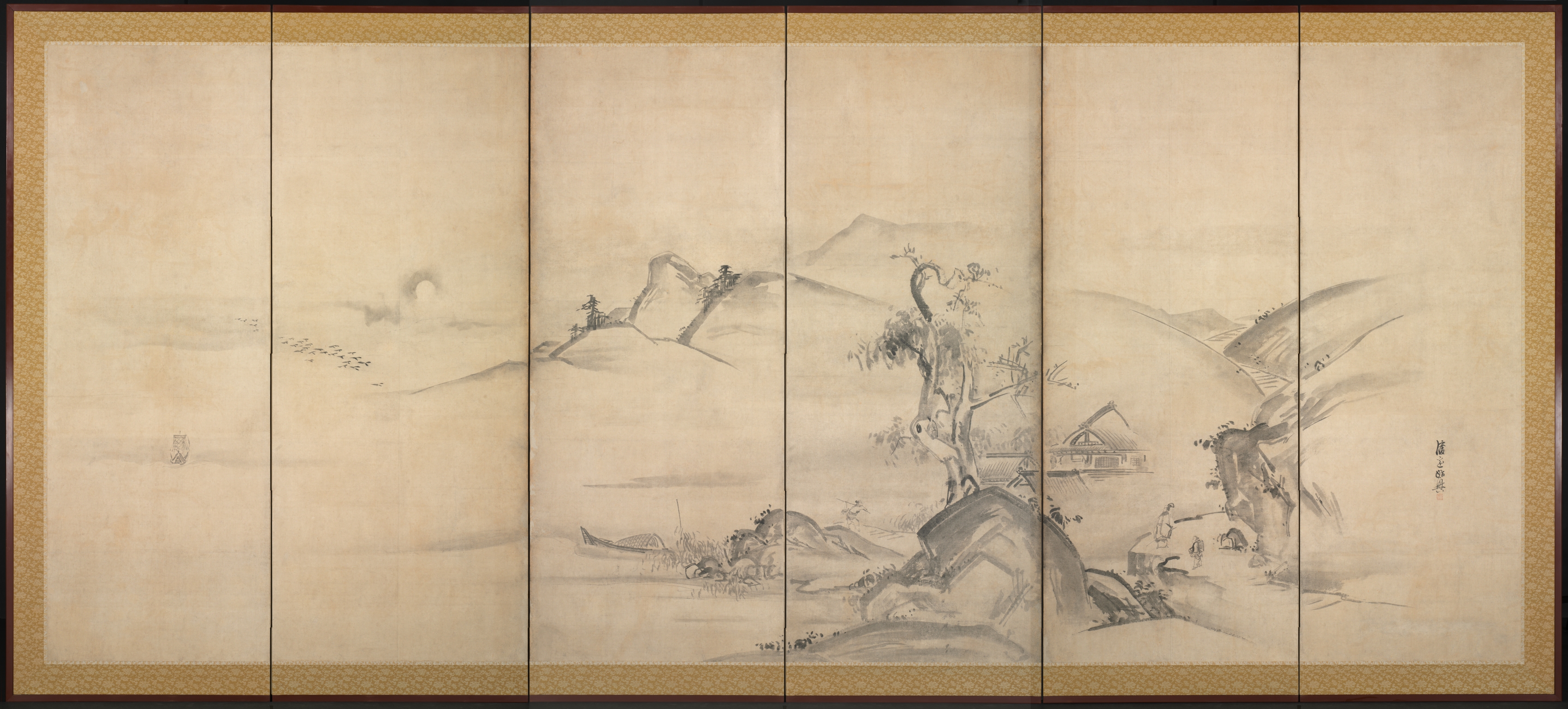 Watanabe Shikō, Eight Views of the Xiao and Xiang Rivers