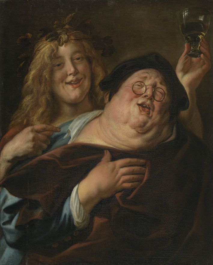 Jacob Jordaens, Old reveler
