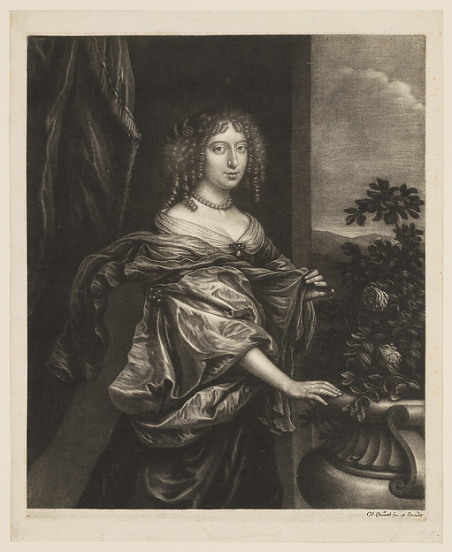 Wallerant Vaillant, Portrait of a Woman Near a Rose-Bush