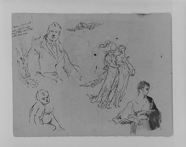 Thomas Sully, (From Sketchbook)
