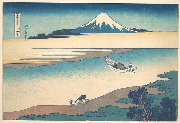 Katsushika Hokusai, Tama River in Musashi Province (Bushū Tamagawa), from the series Thirty-six Views of Mount Fuji (Fugaku sanjūrokkei)