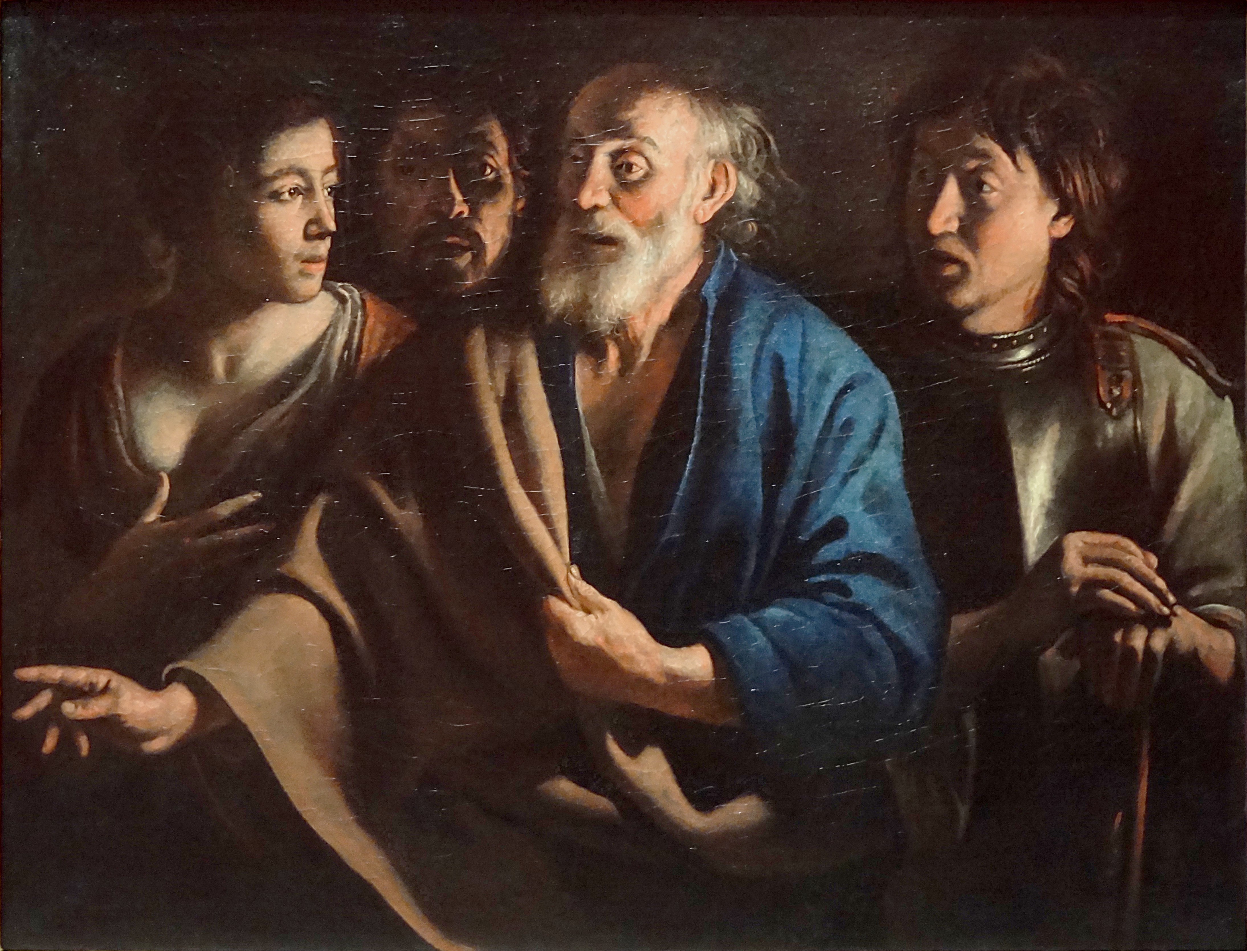 Mathieu Le Nain, The Denial of Saint Peter