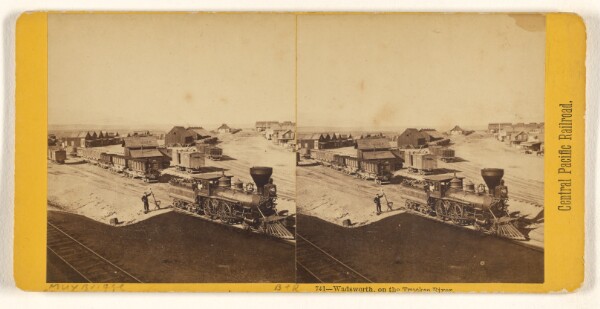 Eadweard J. Muybridge, Wadsworth, on the Truckee River.