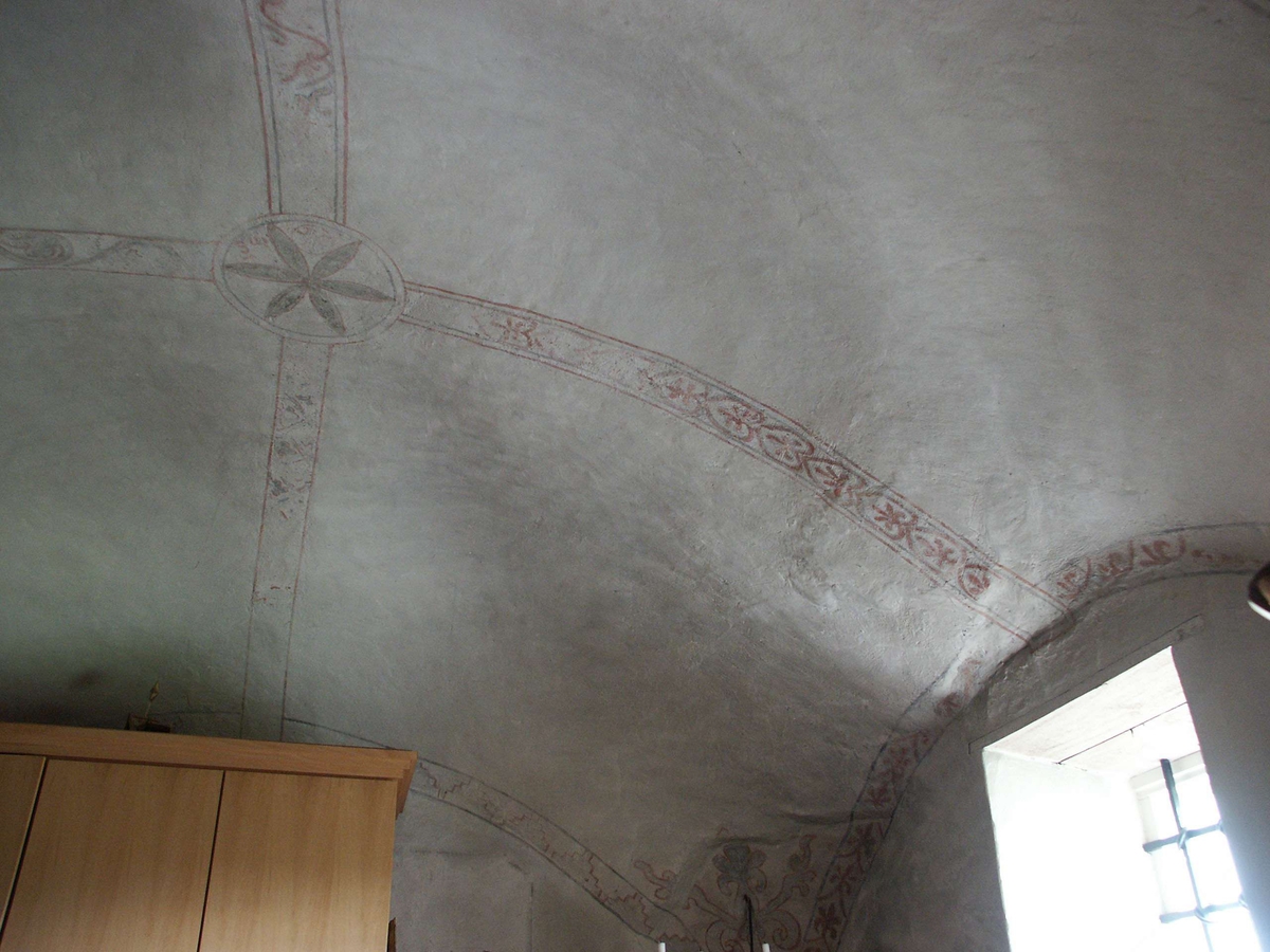 Johan Dellbeck, Lime painting from the 1200th century in the sacristy, the church of the Upper fir, the parish of Uppland 2005