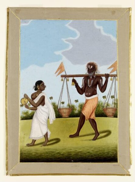 Unknown, A holy-water-carrier and his wife
