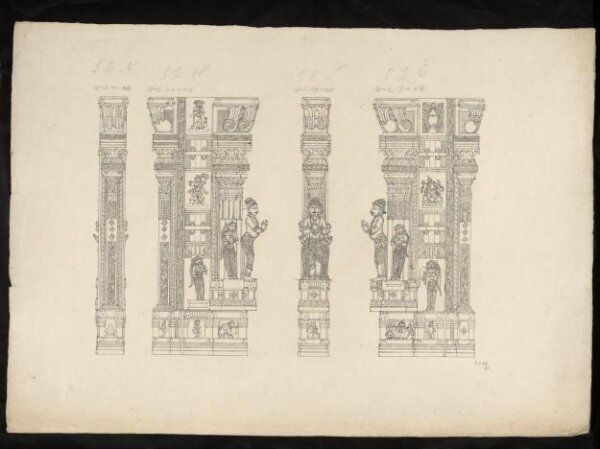 Unknown, Architectural drawing of Tirumala Nayak at Madura,
