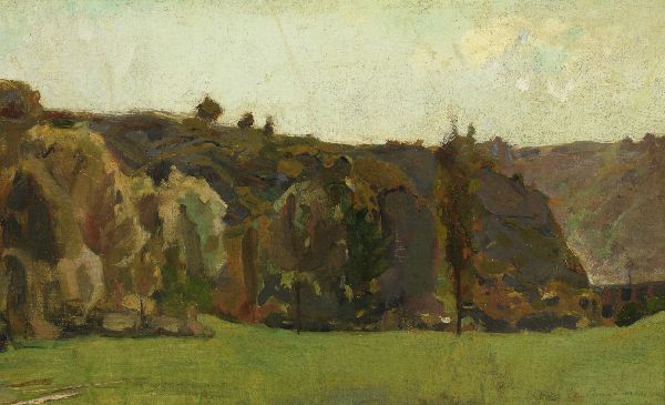 Félicien Rops, Landscape in the Ardennes