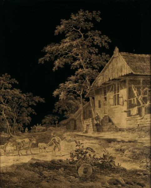Leendert Overbeek, Shepherd at a Farmstead