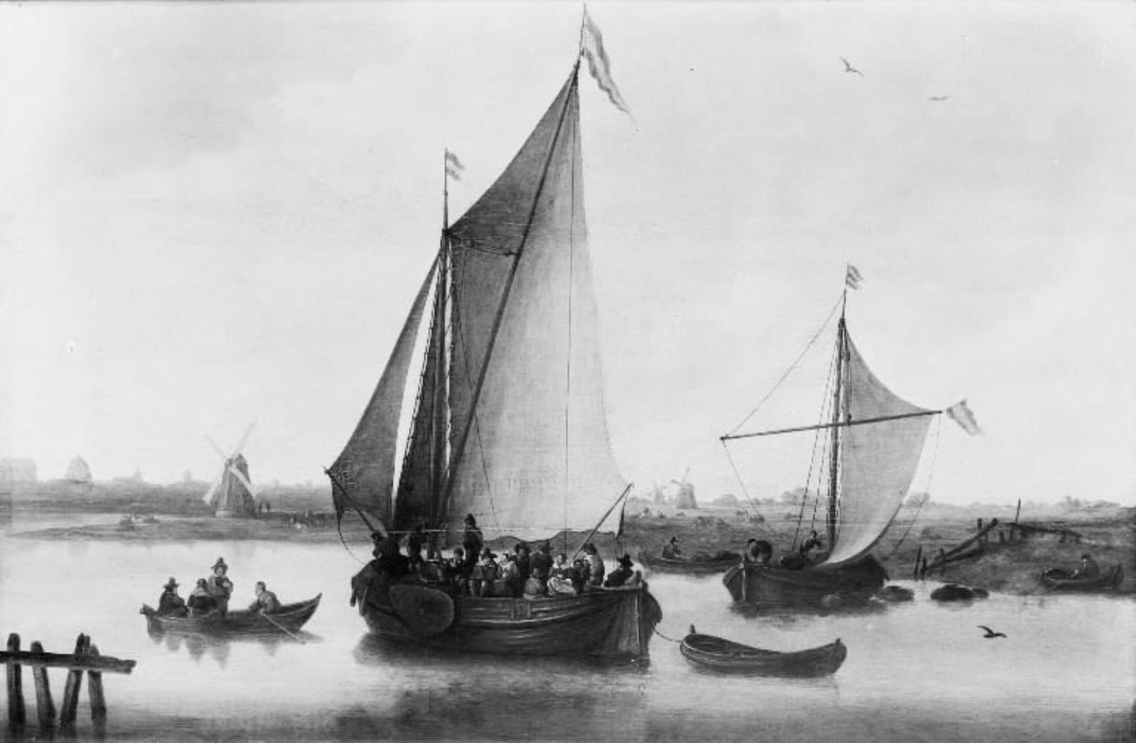 Jan Josefsz van Goyen, Færgen til Leiden