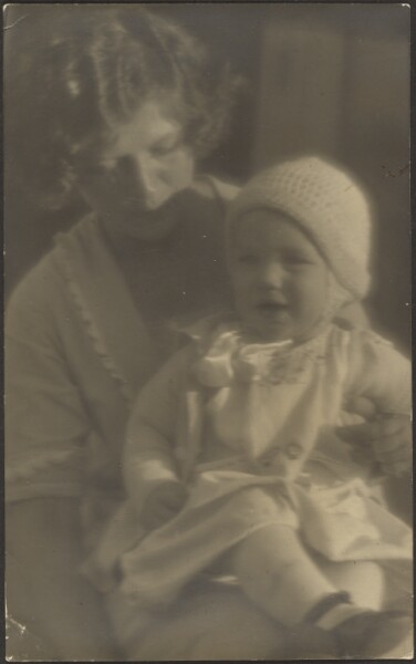Louis Fleckenstein, [Portrait of Mother Holding Baby in Lap]
