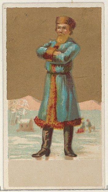 Allen & Ginter, Russia, from the Natives in Costume series (N16), Teofani Issue, for Allen & Ginter Cigarettes Brands