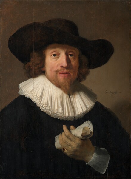 Rembrandt van Rijn, Man with a Sheet of Music
