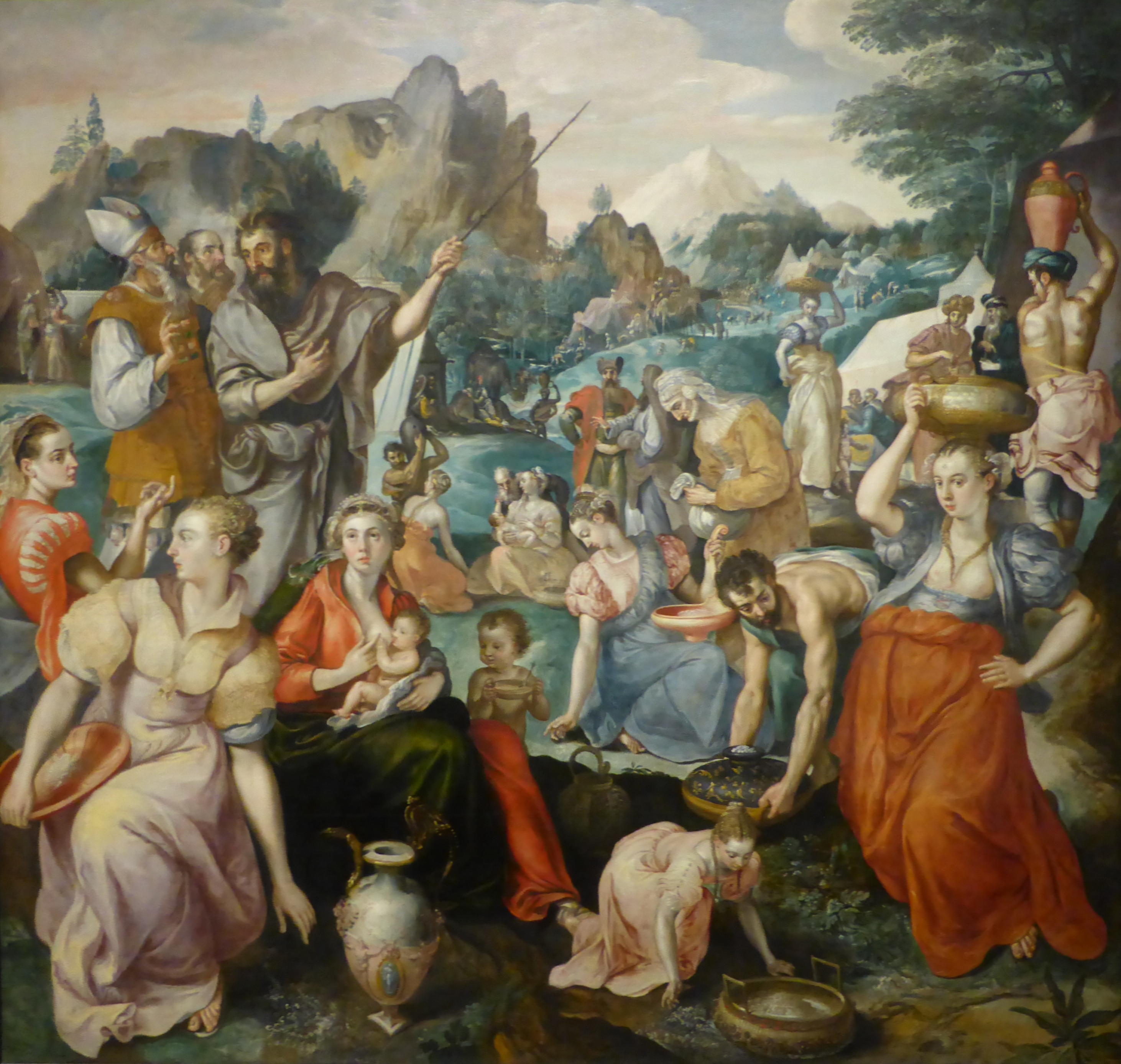 Maerten de Vos, Gathering of manna