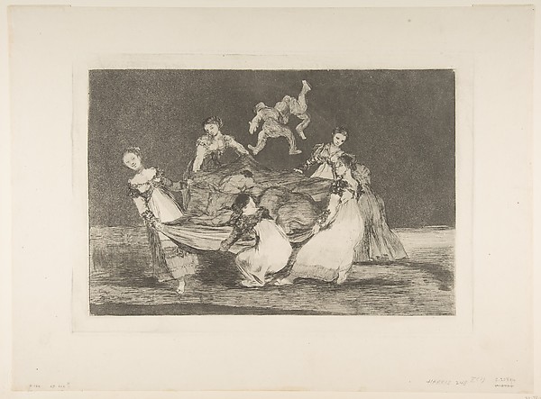 Goya (Francisco de Goya y Lucientes), 'Feminine Folly' from the 'Disparates' (Follies / Irrationalities)