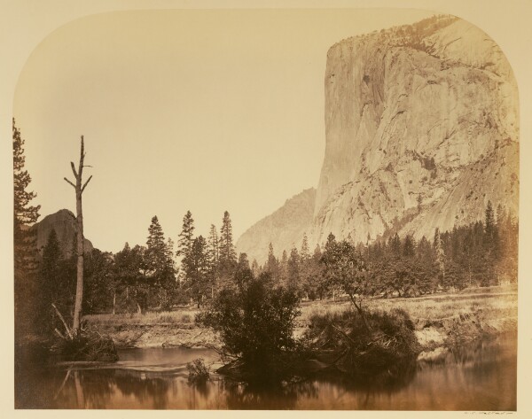 Carleton Watkins, Tutucanula - El Capitan 3600 ft. Yo Semite