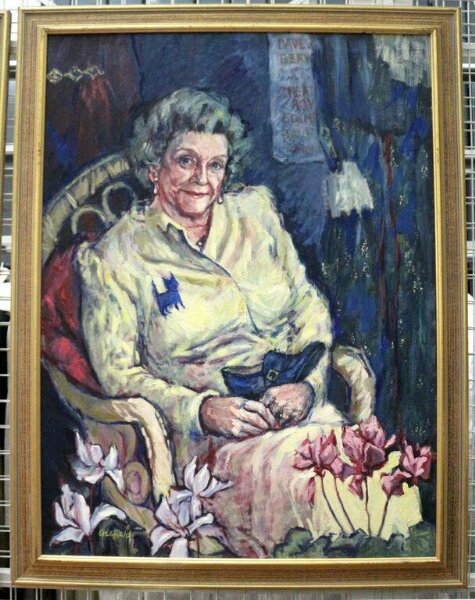June Crisfield Chapman, Portrait of Beryl Reid