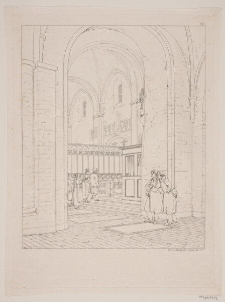 Constantin Hansen, Parti af koret i Ringsted Kirke
