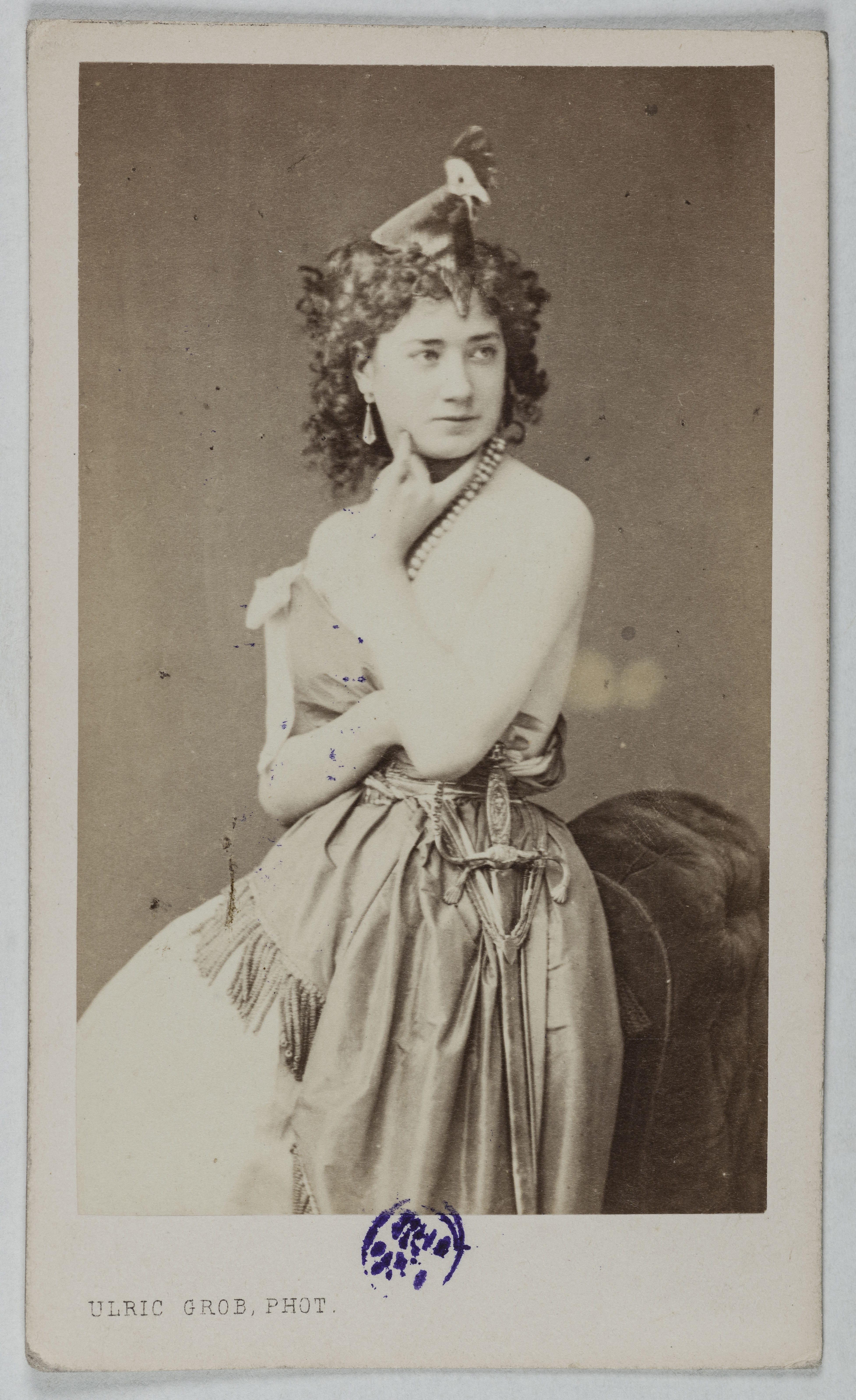 Ulric Grob, Portrait de Gabrielle (actrice au théâtre des Variétés)