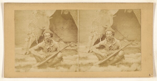Unknown, [Man dressed as a native]