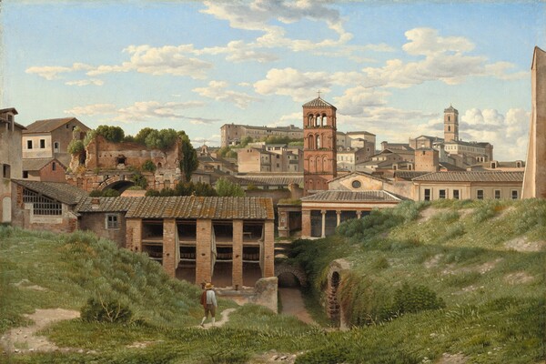 Christoffer Wilhelm Eckersberg, View of the Cloaca Maxima, Rome