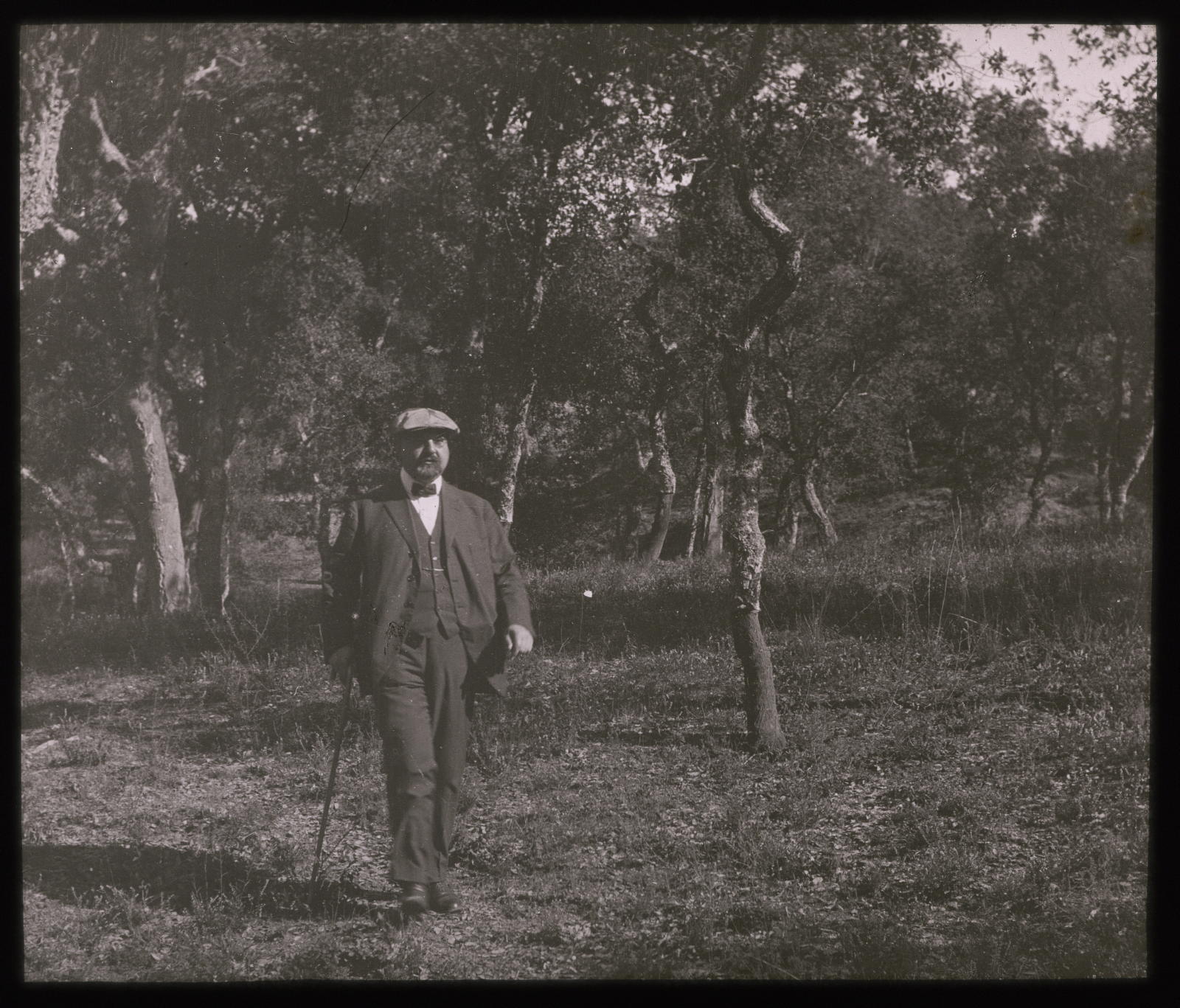 Desconegut, [Home al bosc]