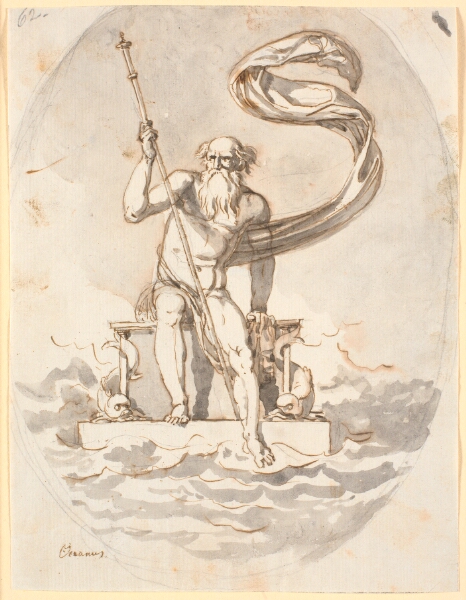 Nicolai Abildgaard, Oceanus på sin trone i havet
