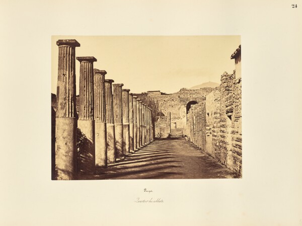 Giorgio Sommer, Pompei. Quartier des soldats