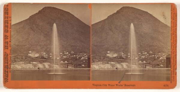 Carleton Watkins, Virginia City Water Works' Reservoir.
