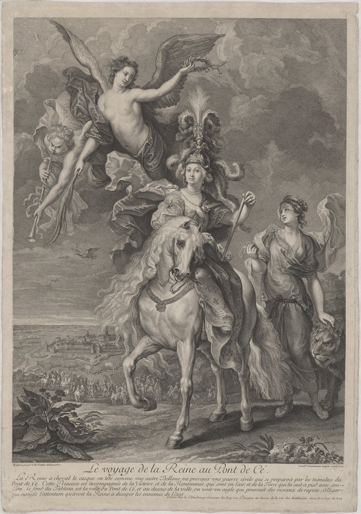 Charles Simonneau, Le voyage de la Reine au Pont de Ce.